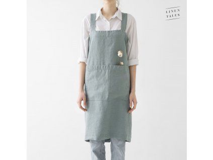 Green Milieu Pinafore Apron